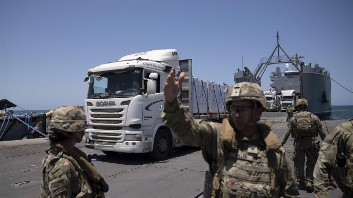 UNICEF aid convoy in Gaza comes under Hamas fire -  VIDEO 