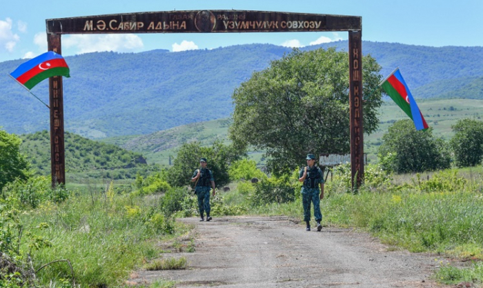 News about - Azerbaijani border guards ensure security in newly liberated villages of Gazakh -  VIDEO 