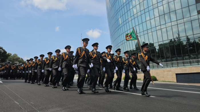 Armed Forces Day celebration: Soldiers march in parade through Baku 