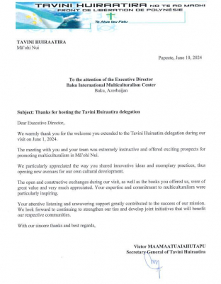 2024/06/2-1719563505.jpg + Polynesian Liberation Front thanks Azerbaijan for support News about - Polynesian Liberation Front thanks Azerbaijan for support