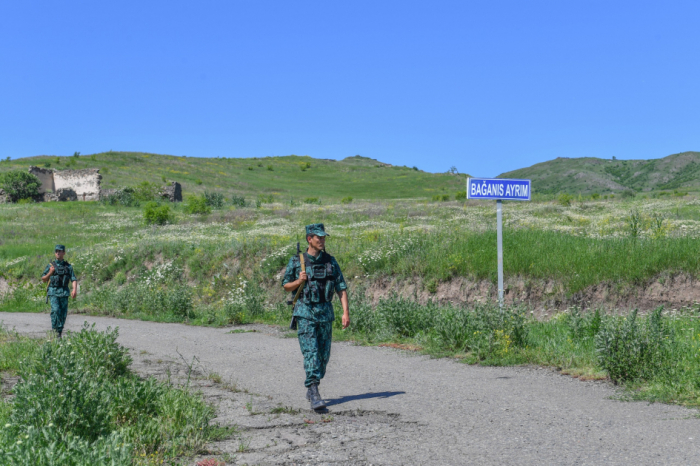 News about - Azerbaijani border guards ensure security in newly liberated villages of Gazakh -  VIDEO 