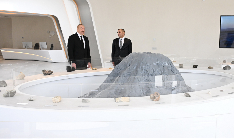 President Ilham Aliyev inaugurates Mud Volcanoes Tourism Complex 