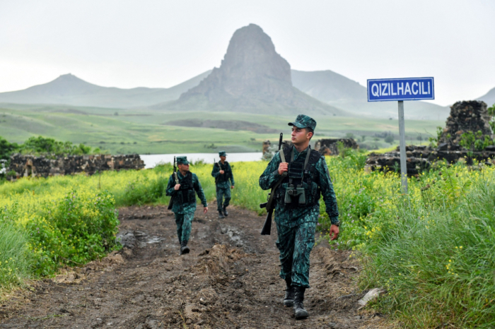 News about - Azerbaijani border guards ensure security in newly liberated villages of Gazakh -  VIDEO 