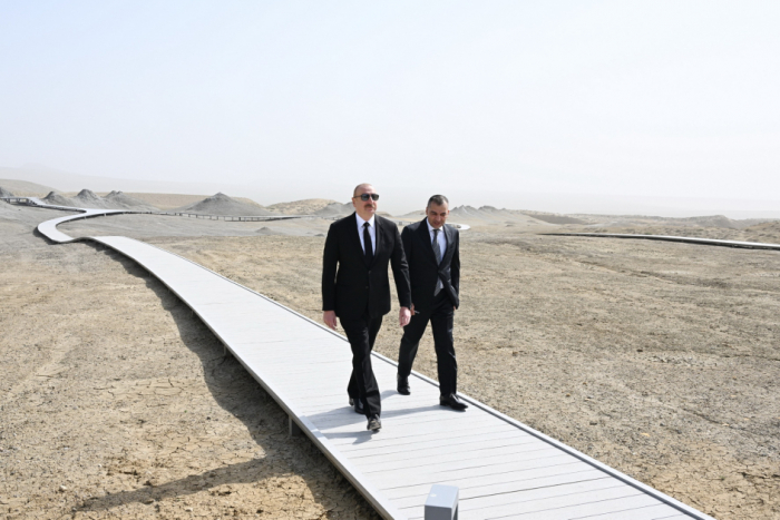 News about - President Ilham Aliyev inaugurates Mud Volcanoes Tourism Complex 