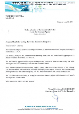 2024/06/2-1719563505.jpg + Polynesian Liberation Front thanks Azerbaijan for support News about - Polynesian Liberation Front thanks Azerbaijan for support