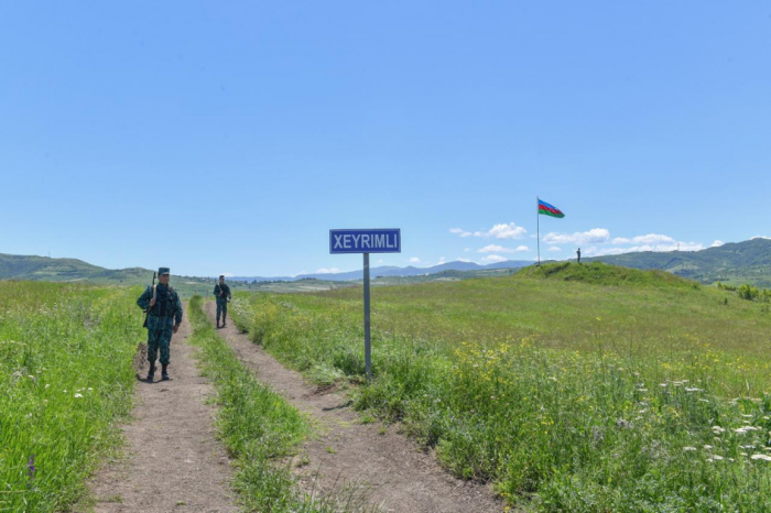 News about - Azerbaijani border guards ensure security in newly liberated villages of Gazakh -  VIDEO 