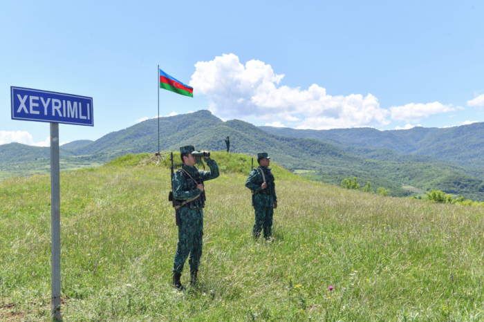 News about - Azerbaijani border guards ensure security in newly liberated villages of Gazakh -  VIDEO 