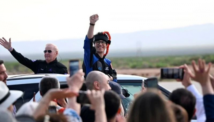 Turkish astronaut of Azerbaijani origin flies into space 