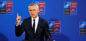 NATO chief Stoltenberg discusses Russian assault on Kharkiv 