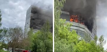 9 feared trapped in burning research institute near Moscow - VIDEO 