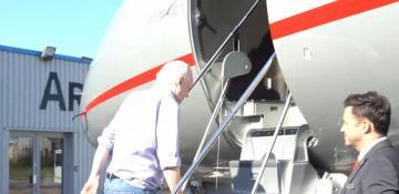 Julian Assange leaves UK after being freed in US plea deal - VIDEO