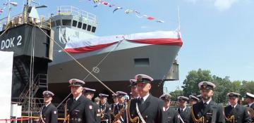 Polish Navy launches new mine destroyer 