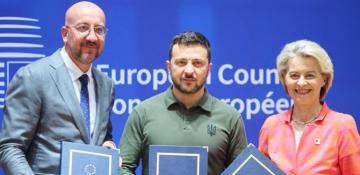 EU, Ukraine ink security agreement