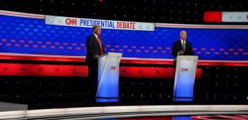 Biden vows to return for second debate against Trump