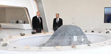 President Ilham Aliyev inaugurates Mud Volcanoes Tourism Complex 