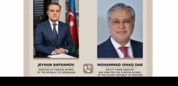 Azerbaijani FM discusses regional issues with his Pakistani counterpart 