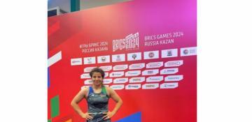 Azerbaijani female wrestler wins gold medal in Kazan 