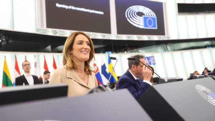Roberta Metsola reelected European Parliament president -  VIDEO 