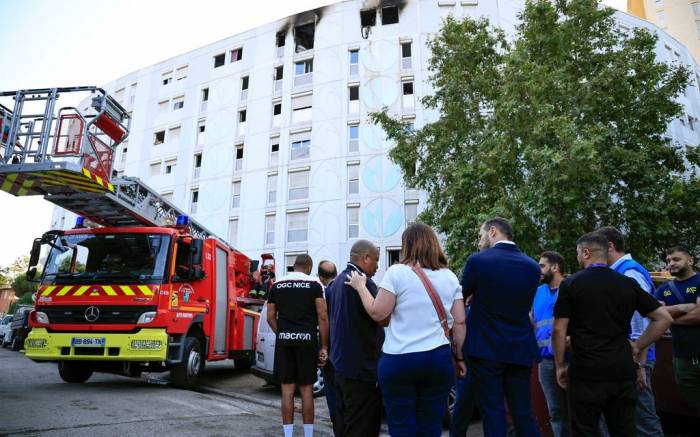 Suspected arson in Nice building fire claims seven lives –  VIDEO 