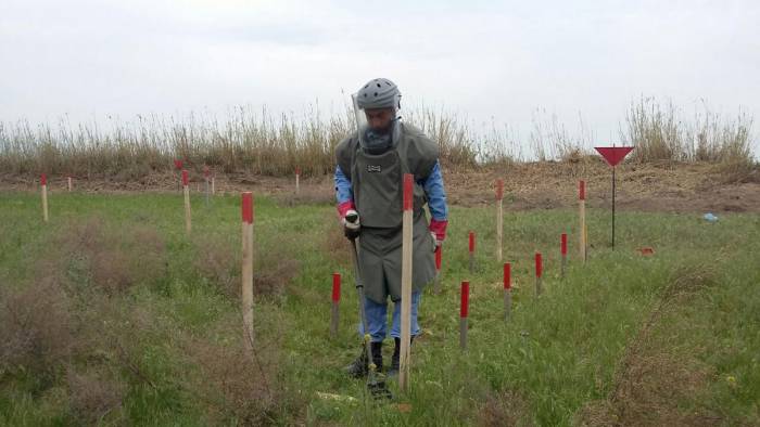Azerbaijan defuses nearly 100 landmines in its liberated areas last week 