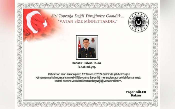 One Turkish serviceman killed, another wounded in operation in Northern Iraq 