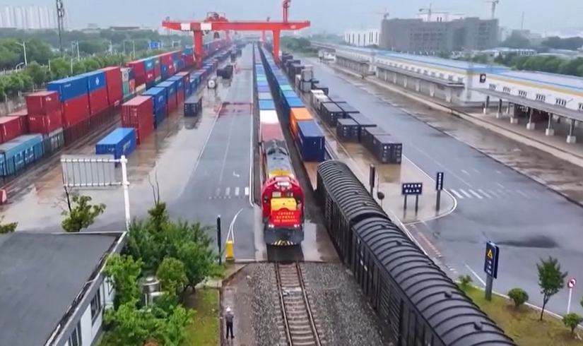 First freight train on new route via Middle Corridor launched 