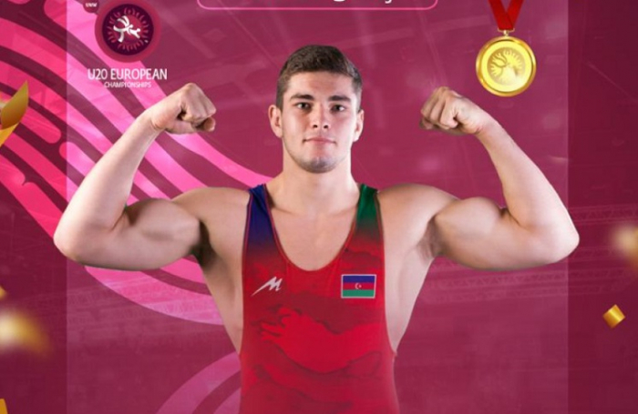 Azerbaijani freestyle wrestler crowned European champion