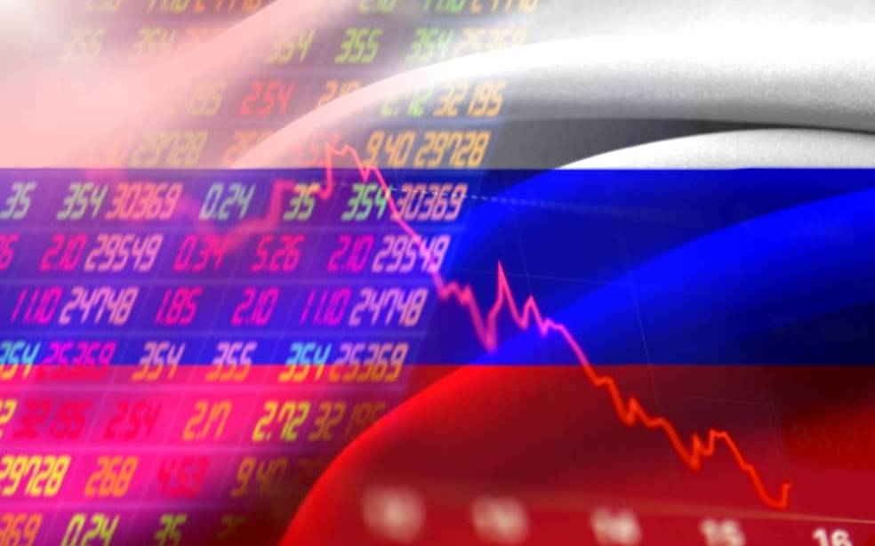 Russian stocks down, yuan up against ruble