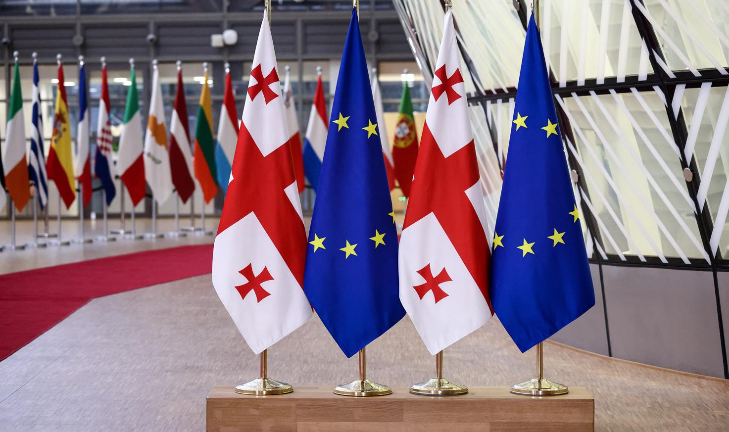EU halts Georgia's accession talks