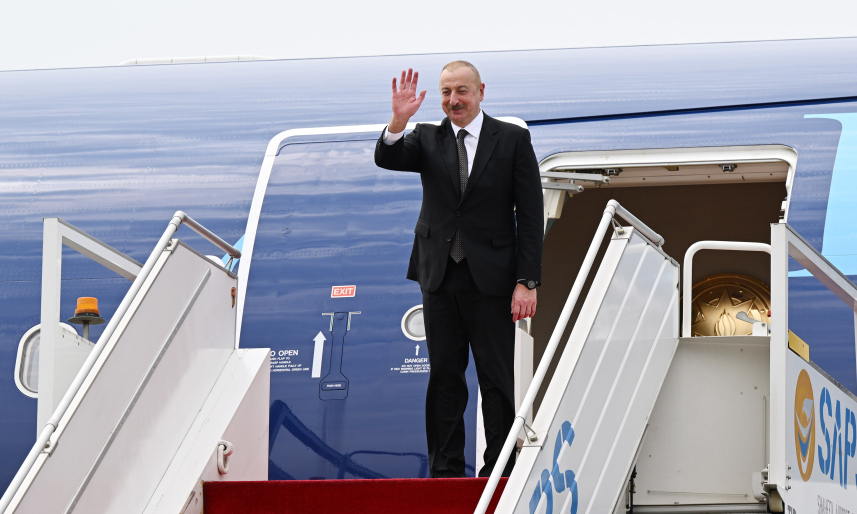 Azerbaijan's president completes his state visit to Pakistan 