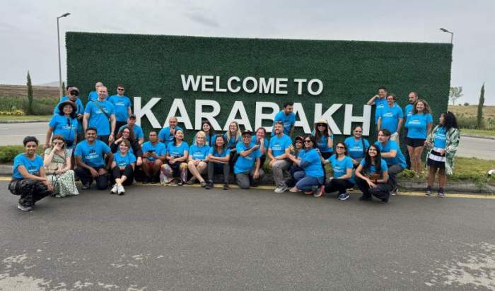 Int’l travelers embark on trip to Azerbaijan’s Karabakh