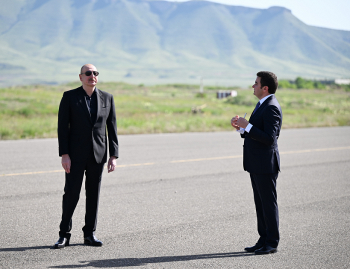 2024/07/4-1720174586.jpg + President Aliyev visits Khojaly airport, opens several facilities in Khankendi, Shusha News about - President Aliyev visits Khojaly airport, opens several facilities in Khankendi, Shusha
