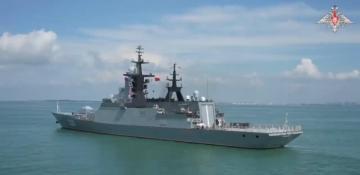 Two Russian warships arrive in China for joint naval drills 