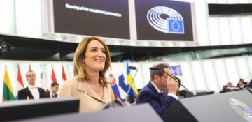 Roberta Metsola reelected European Parliament president -  VIDEO 