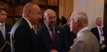 UK Embassy in Baku shares photo of President Aliyev, King Charles III 
