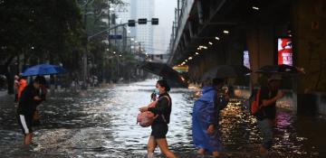 Typhoon Gaemi causes landfall in eastern Taiwan 