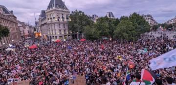 Post-election protests erupt in Paris –  VIDEO 