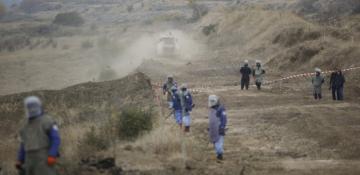 Azerbaijan defused over 500 landmines in liberated areas last month