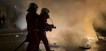 French police use tear gas against protesters in Paris 