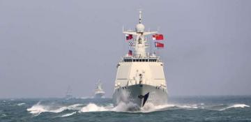 China, Russia launch joint naval drills 