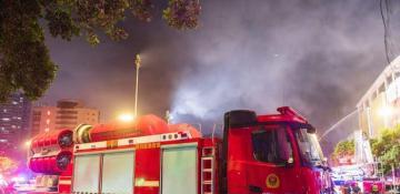 Sixteen people killed in shopping mall fire in China