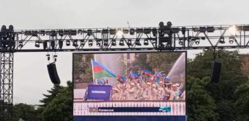 Azerbaijani delegation attends parade at Paris Olympics opening 