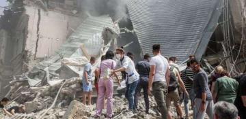 Russian bombardment hits children hospital in Kyiv, killing at least 29