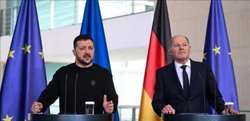 Zelenskyy and German Chancellor discuss Kyiv's air defenses