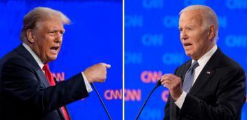 Trump challenges Biden to “no holds barred” debate