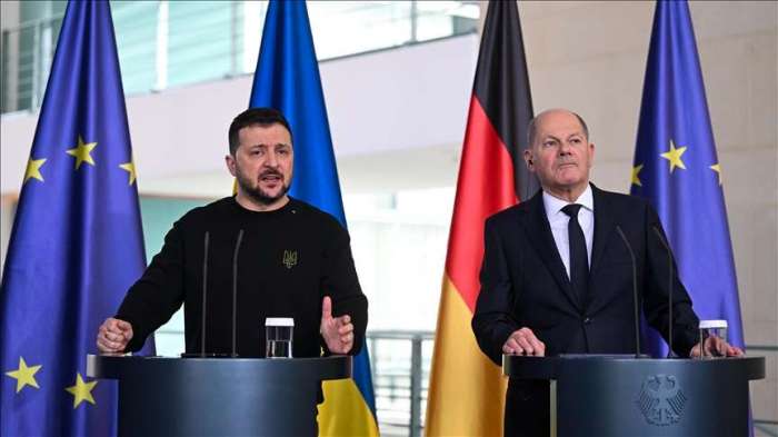 Zelenskyy and German Chancellor discuss Kyiv's air defenses