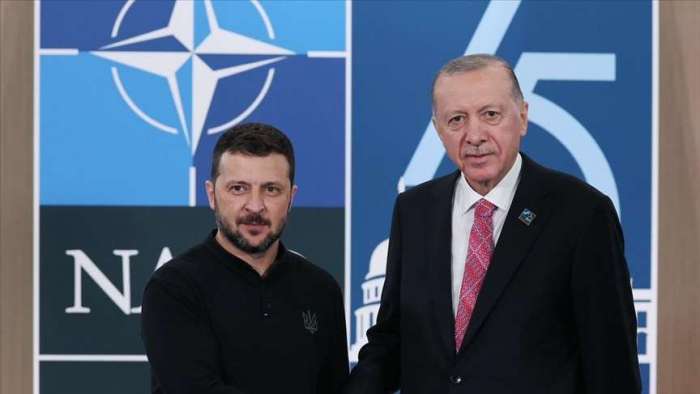 Erdogan, Zelenskyy meet in US on sidelines of NATO summit