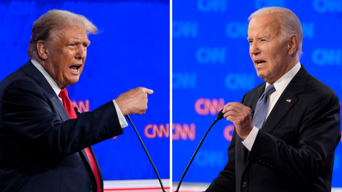 Trump challenges Biden to “no holds barred” debate
