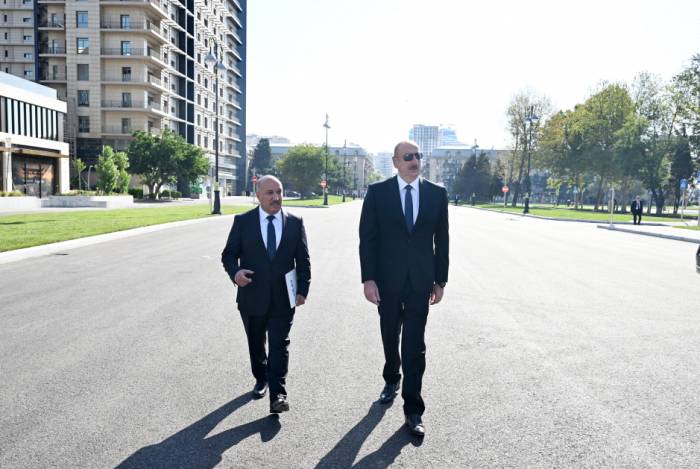News about - President Ilham Aliyev attended opening of new highway built on the site of Javanshir bridge