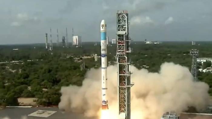 India's space agency successfully launches earth observation satellite 